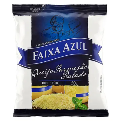 QUEIJO PARMESAO RALADO FAIXA AZUL FINO 50G