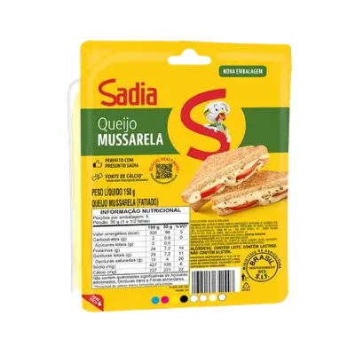 SADIA QUEIJO MUSSARELA FATIADO 150G