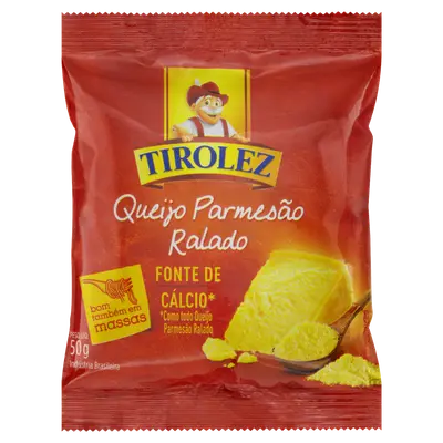 TIROLEZ QUEIJO PARMESAO RALADO 50G