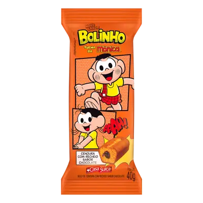 TURMA DA MONICA BOLINHO CENOURA CHOCOLATE 40G