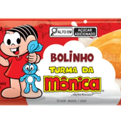 TURMA DA MONICA BOLINHO RECHEIO BAUNILHA 40G