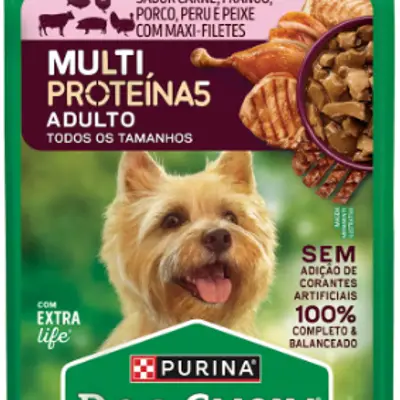 PET DOG CHOW MULTI PROTEINAS ADULTO 85G