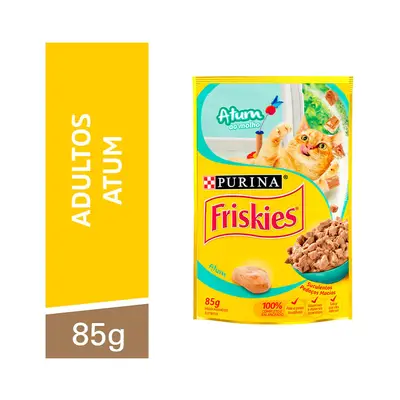 PET FRISKIES ATUM AO MOLHO 85G