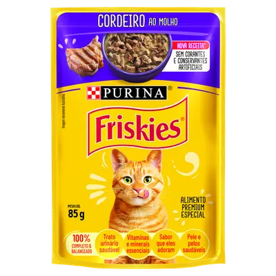 PET FRISKIES CORDEIRO AO MOLHO 85G