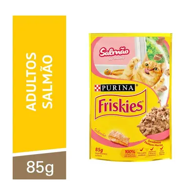 PET FRISKIES SALMAO AO MOLHO 85G