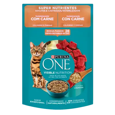 PET PURINA ONE COM CARNE 85G