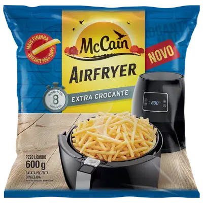 MCCAIN BATATA CONGELADA AIRFRYER EXTRA CROCANTE 600G