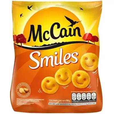 MCCAIN BATATA CONGELADA SMILES 400G