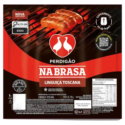 PERDIGAO LINGUIÇA NA BRASA TOSCANA 700G