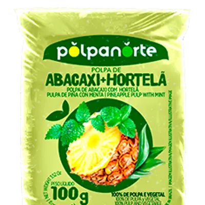 POLPA NORTE POLPAS ABACAXI/HORTELA 100G