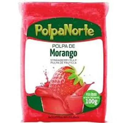 POLPA NORTE POLPAS MORANGO 100G
