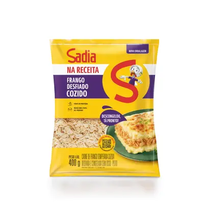 SADIA FRANGO CONGELADO PEITO TEMP COZ DESF CONG 400G