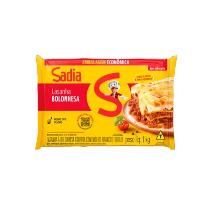 SADIA LASANHA BOLONHESA 1KG