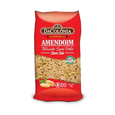 DACOLONIA AMENDOIM TORRADO SEM PELE 300G