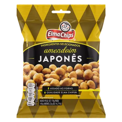 ELMA CHIPS AMENDOIM JAPONES 145G