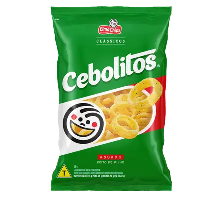 ELMA CHIPS CEBOLITOS ASSADO 35G