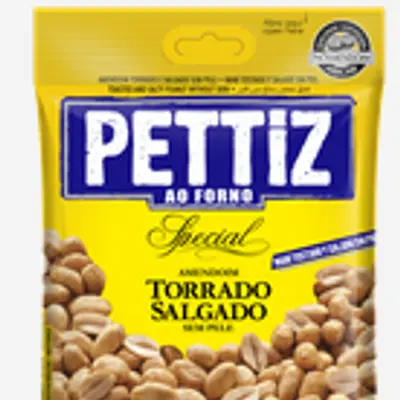 PETTIZ AMENDOIM SALGADO SEM PELE 120G