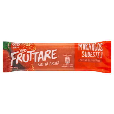 KIBON SORVETE FRUTTARE MORANGO 55G