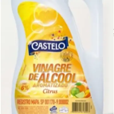 CASTELO VINAGRE P/ LIMPEZA CITRUS 2L