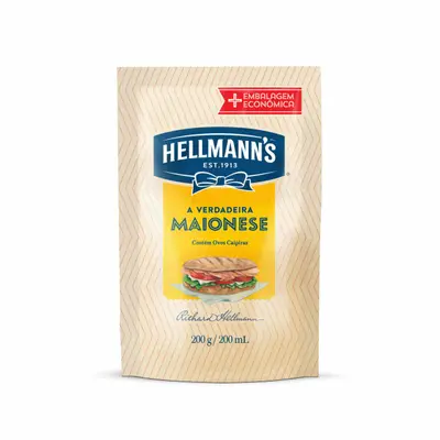 HELLMANNS MAIONESE TRAD. SACHET 200G