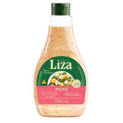 LIZA MOLHO PARA SALADA ROSE 234ML